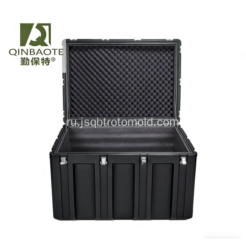 Армейский ящик для вооруженных сил, изготовленный ротационным формованием.